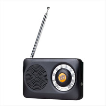 Portable Radio AM FM Pocket with Loud Speaker Headphone Jack for Indoor Outdoor and Emergency Use