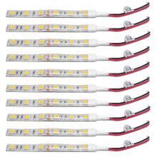 10Pcs 10Cm Waterproof Red 5050 Led Strip Lights Dc 12V Caravan Boat Car