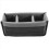 Shockproof Dslr Slr Camera Insert Organizer Case Partition Divider Protection Case(Black+Grey) 4