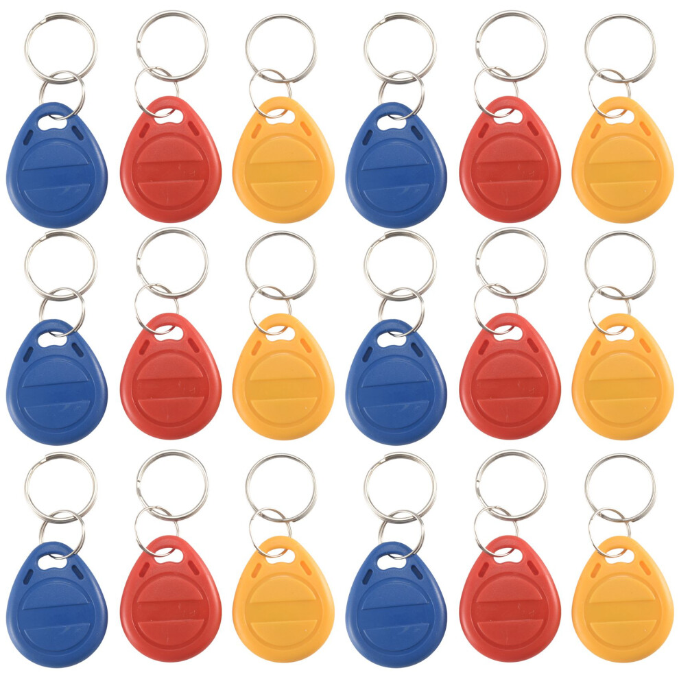 50Pcs T5577 Blank Key Tag Rfid Chip Ring Cards Tags Keytag 125 Khz Copy Rewritable Writable Duplicate 4853776835613