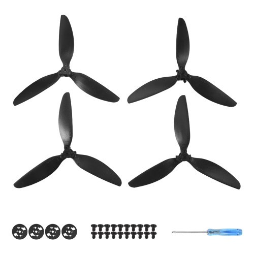 Three-Blade Propeller for Mini/ Mini 2 Drone Props Blade Replacement Wing Fans 2, Black