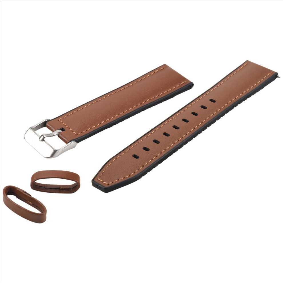 Leather Watchband Strap For Watch Pro Bracelet Band 22Mm Wristband Watch Gt 2 Brown 4853776841843