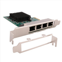Network Cards Network/Ethernet/Lan Adapter PCI-E Card Realtek RJ45 Internet Ethernet Gigabit 4 Port