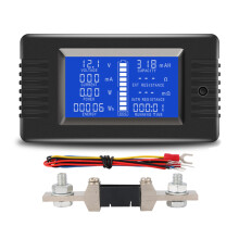 PZEM015 Digital DC 0-200V Voltage Current with 200A Shunt Car Battery Tester Meter Monitor 12V 24V 48V