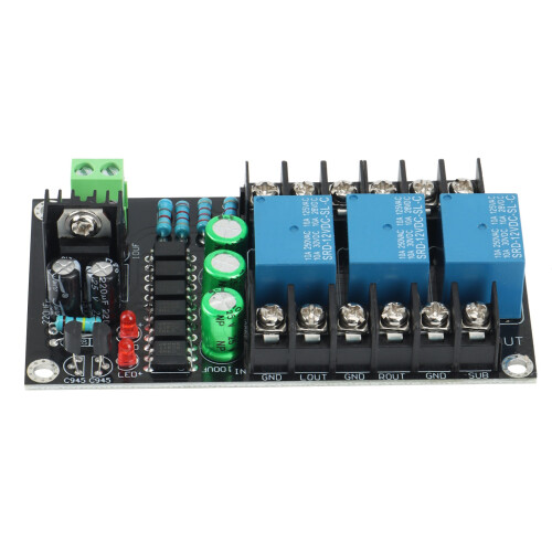 300W Digital Amplifier Speaker Protection Board 2.1 Channel Relay Module Boot Delay 2