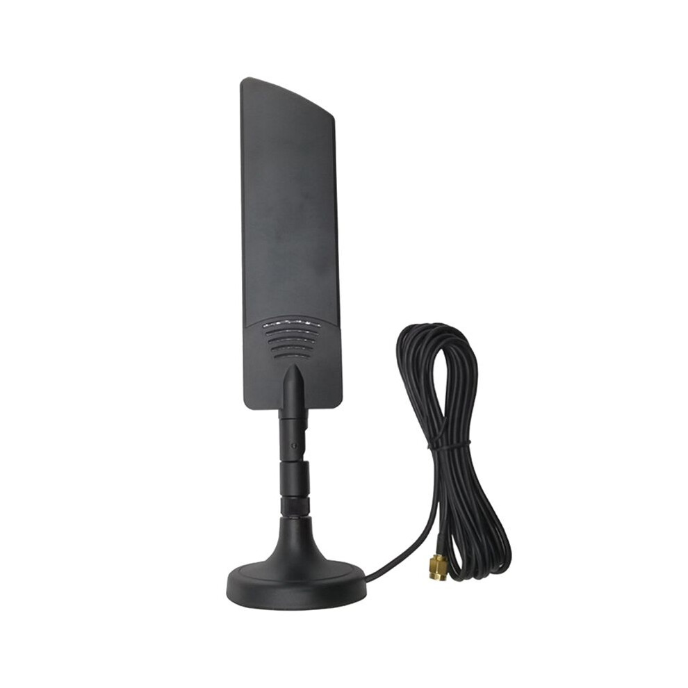 600-6000Mhz Fold Wireless Router 2G 3G Gsm Gprs 4G 5G High Gain 40 Dbi Lte Signal Booster All Band Wifi Antenna Black 4853776868697