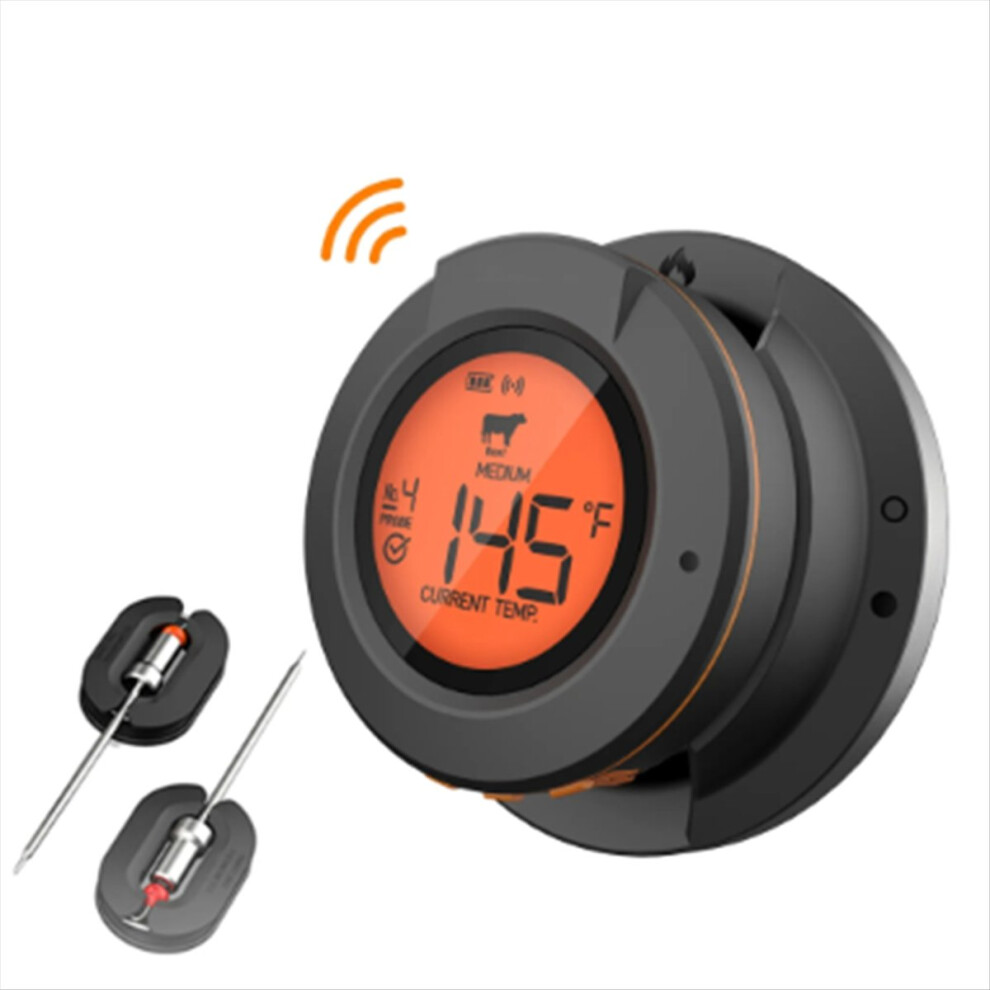 Food Cooking Bluetooth Wireless Bbq Remote Thermometer Probes Smart Digital Barbecue Thermometer(A) Jehiatek