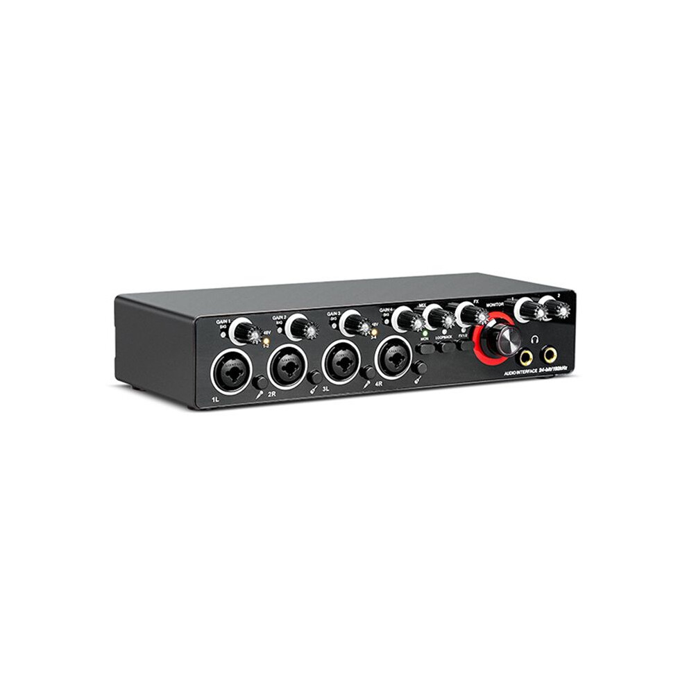 4 Channel Interface Sound Recorder Recording Studio Volume Regulator With Card For Of Singing 4853776885502