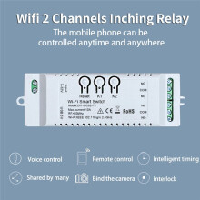 2CH Tuya WiFi Smart Switch DIY Timer 85-265V 5V 2.4G Home Automation Module for IFTT