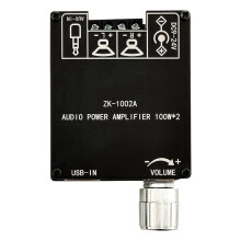 -1002A 5.1 Bluetooth Power Amplifier Board 100W Channel with Short Circuit Protection for Sound Box
