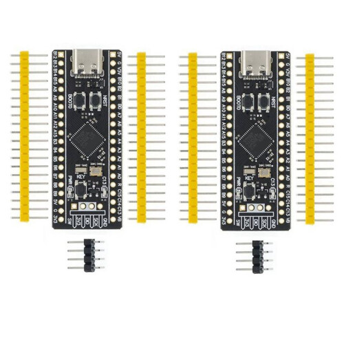 2Pcs STM32F411 Development Board, STM32F411CEU6 STM32F4 Learning Support for Programming