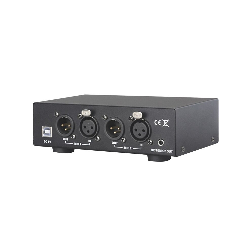 48V Usb Dual Mixed Output Phantom Power Supply For Condenser Microphones Music Recording Equipment 4854071740886