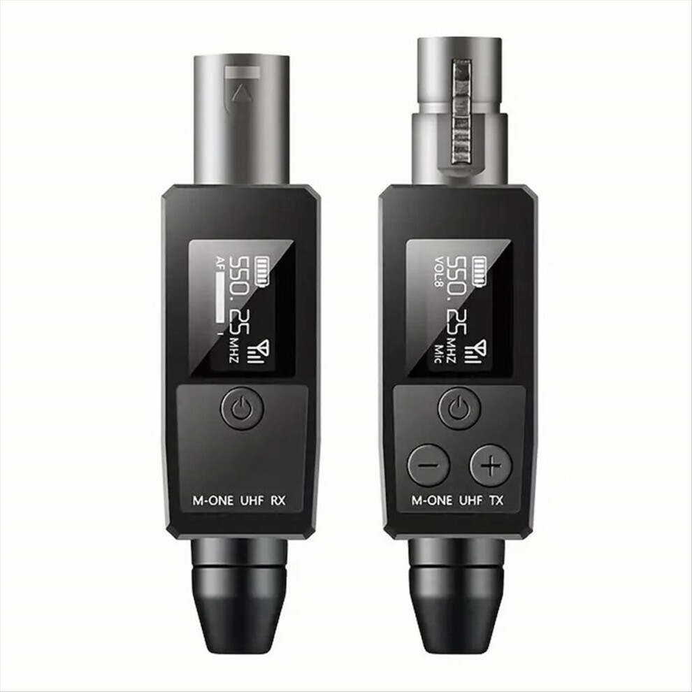 Uhf Wireless Microphone Transmitter Receiver Xlr System Suitable For 48V Capacitive 4854071746840