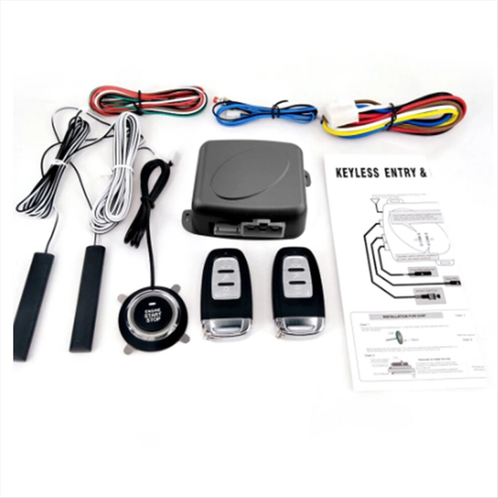 Car Suv Switch Keyless Entry Engine For Alarm System Push Button Remote Control Stop Auto Anti-Theft 4854071747144