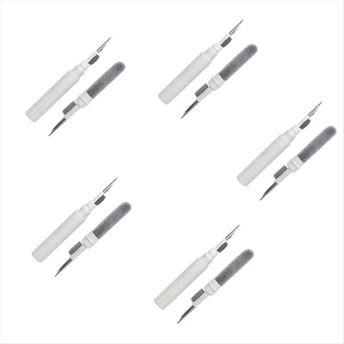 10 Pcs Cleaning Soft Brush Bluetooth Earphone Earbuds Tools Case Pen White