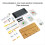 LED Music Spectrum DIY Kit Electronics Voice Control Multicolor Soldering Project with Shell 5