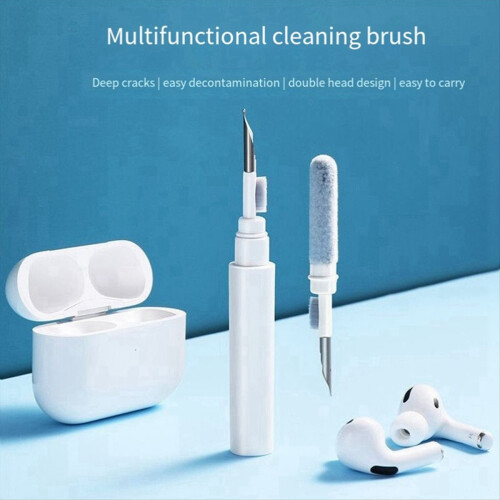 10 Pcs Cleaning Soft Brush Bluetooth Earphone Earbuds Tools Case Pen White 2