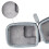 For Pro All-Inclusive Protective Storage Bag Box Sports Camera Accessories, Grey 5