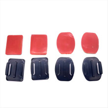 4Pcs Set for 8/7/6/5 Helmet Accessories Small Ant Flat Curved Base Shangou Adhesive (with Stickers)