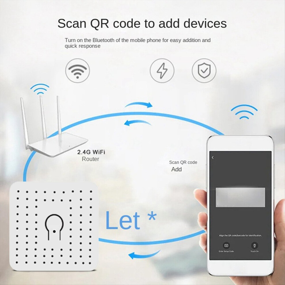 For Matter 16A Smart Wifi Switch One Open Dual Control Switches Mini Breaker Voice Work With 4854071758164