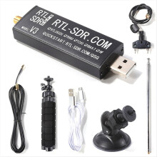 RTL-SDR V3 R820T2 TCXO Software Radio Wideband Ultrashortwave SDR Multifunction Convenience Receiver Black Complete Set