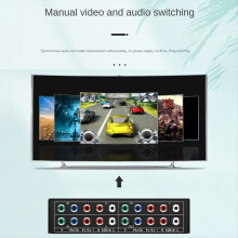 3 Channel 5 Ypbpr RGB Component AV Switcher in 1 Output