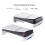 For Slim Game Console Horizontal Storage Stand Portable Flat with 4 USB2.0 Ports Multi-Function 3