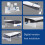 For Slim Game Console Horizontal Storage Stand Portable Flat with 4 USB2.0 Ports Multi-Function 4