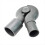 Universal Elbow Adapter Bottom 35-32mm Bore Quick Release Tool Vacuum Cleaner Accessories No Bending 7