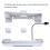 For Slim Game Console Horizontal Storage Stand Portable Flat with 4 USB2.0 Ports Multi-Function 5