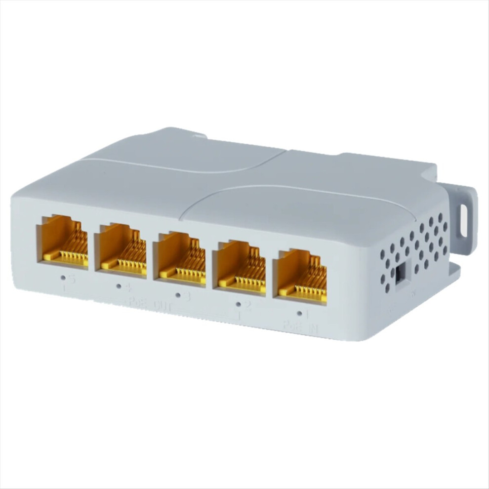 5 Port 1000Mbps Poe Extender Network Switch Repeater Support Ieee802.3af/At/Bt 100M For Nvr Ipc 4854071772955