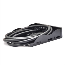 USB Front Panel for PC USB3.2 Gen2 10Gbps Type C + 19Pin 2Port USB3.0 Hub HD Audio 3.5mm Earphone MIC