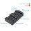 Dual Charger USB Charging Power Base for Move Controller and Mobile Navigation 6