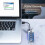 4XUSB3.0 Splitter HUB Laptop Desktop Computer Hub Multi-Port USB Docking Station Adapter Splitter,Square Model 4