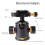 Ball Head 360 Rotating Panoramic Ballhead Tripod Stand Accessories 7