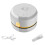 Desk Vacuum Cleaner, Mini Table Dust Rechargeable Sweeper,Handheld Cleaner Table-White 8