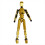 Multi-Jointed Movable Robot 3D Printed Mannequin Dummy Game Kid Adult Decompression Tools,Golden 3