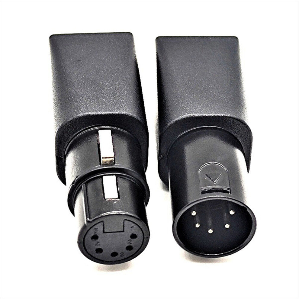 1Pair To Rj45 Connector Ethernet 5 Pin Xlr Female & Male Adapter For Audio Video 4854071782985