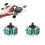 30PCS 3D Joystick Potentiometers for 360/PS2 Game Controller Analog B10K PS2 7