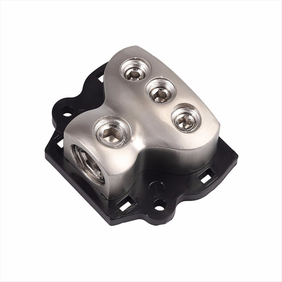 3-Way Power Distribution Block 1X0 Gauge In 3X4 Out For Car Audio Splitter 4854071779695