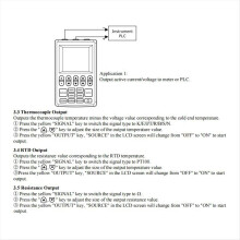 Multifunction Signal Generator 4-20mA Current Voltage RTD Thermocouple Source Handheld Process Calibrator