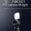 For Pocket3 Adjustable Led Fill Light Lamp + Bracket Clamp Adapter for 1 2 3(A) 7