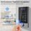 TTLock Face Recognition Access Control Keypad Standalone Waterproof Fingerprint Controller for Door Lock-A 7