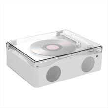 Retro CD Player Bluetooth 5.0 Rechargeable Built-in Speaker Portable Music USB HiFi with Infrared Remote A