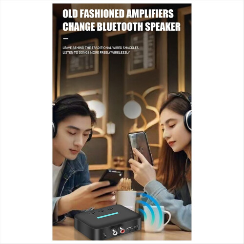 New 5.3 Version Bluetooth Audio Receiver U Disk Music Playback Old Stereo to Wireless Adapter