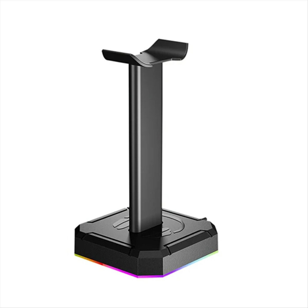 Headphone Bracket Display Rack RGB Backlight Head Mounted Stand Holder Desktop Organizer Vertical Hanger,Black-image-OPC-PMGDR8R-NEW