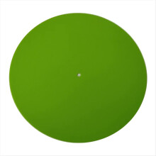 300mmx3mm Acrylic Turntable Mat for Phonograph Vinyl Anti-Static LP Record Pad Disc Player, Green
