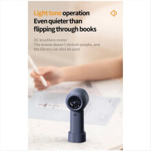 New Handheld High-Speed Fan Cooler Usb Charging Ultra-Long Battery Life Strong Wind Portable Small Blue