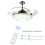 Universal Ceiling Fan Lamp Remote Control Kit Adjusted Wind Speed Transmitter Receiver Timing Switch 220V 4
