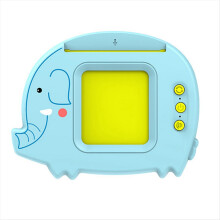 Flash Cards English German French Children's Educational Audio Elephant Early Education Card Inserter Blue